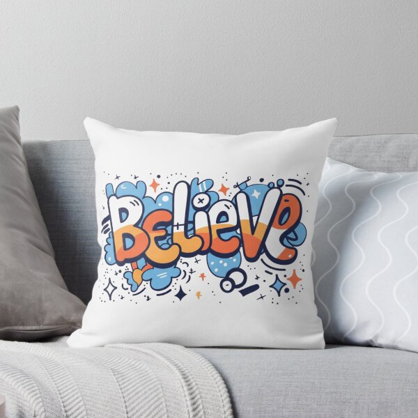 Item preview, Believe in the Stars: Motivational Christian Galaxy Typography designed and sold by FitnWear.