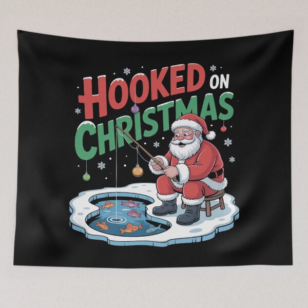 Item preview, Hooked on Christmas designed and sold by DreamOnShirts.