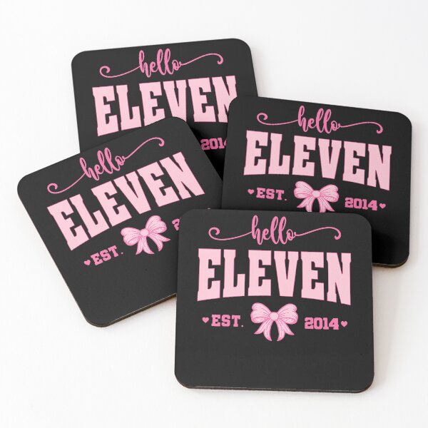 Item preview, Hello Eleven Est 2014 Coquette Bow 11Th Birthday Girl designed and sold by TysonLangosh.