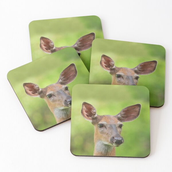 Item preview, A female whitetail deer on the lookout designed and sold by Production Art Manon Meilleur.