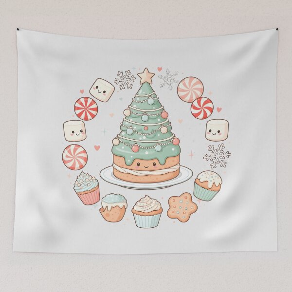 Item preview, christmas tree Cake Winter Sweets designed and sold by Uglyandcute.