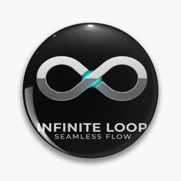 Item preview, Seamless Infinite Loop Symbol | Geometric Eternal Flow Minimalist Art designed and sold by Amazing-Shop5T.