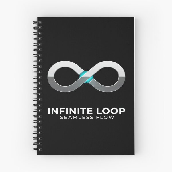 Item preview, Seamless Infinite Loop Symbol | Geometric Eternal Flow Minimalist Art designed and sold by Amazing-Shop5T.