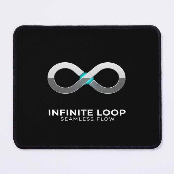 Item preview, Seamless Infinite Loop Symbol | Geometric Eternal Flow Minimalist Art designed and sold by Amazing-Shop5T.
