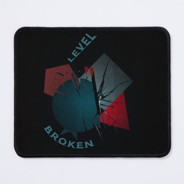 Item preview, Level Broken Abstract Geometric Art - Gaming Design designed and sold by cabana.space.