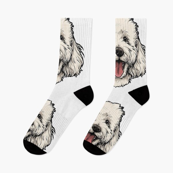Item preview, Happy Poodle Dog designed and sold by Modern Mood Prints.
