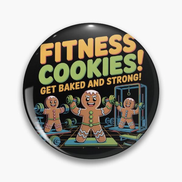 Item preview, Fitness cookies! get baked and strong designed and sold by DreamOnShirts.