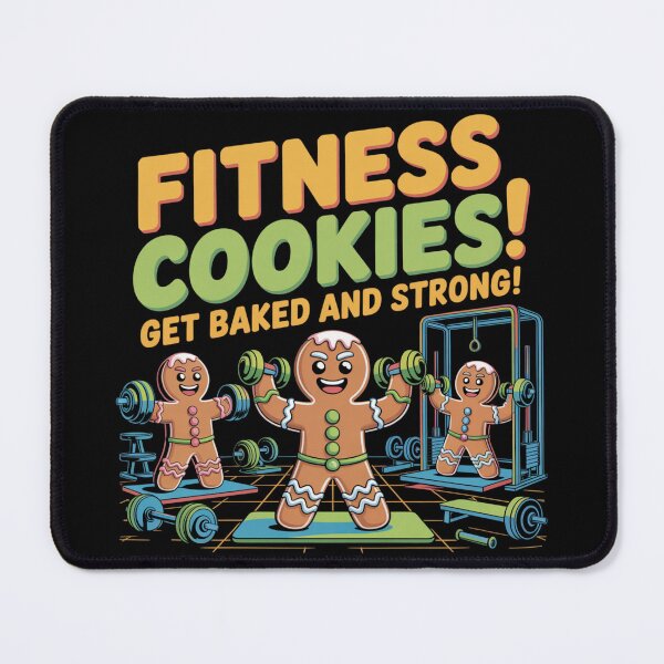 Item preview, Fitness cookies! get baked and strong designed and sold by DreamOnShirts.