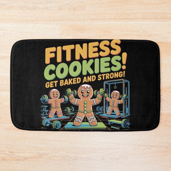 Item preview, Fitness cookies! get baked and strong designed and sold by DreamOnShirts.