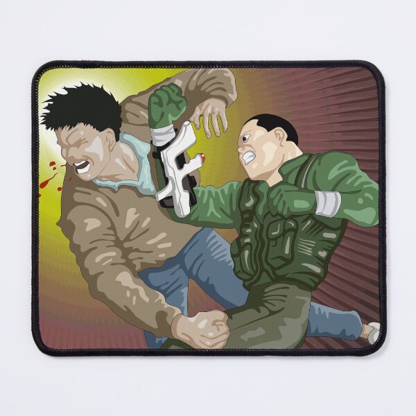 Item preview, Ryu vs Yamada | Akira Fight Scene | Violent Action Manga Illustration designed and sold by Keltoi-art.
