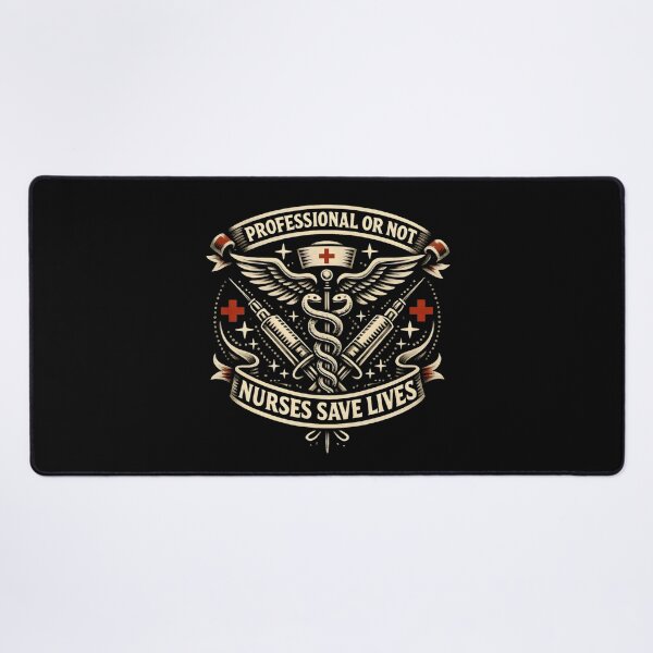 Item preview, Professional or Not Nurses Save Lives designed and sold by DemureArtsy.