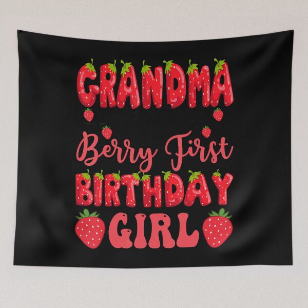 Item preview, Grandma Of The Berry First Birthday Girl Strawberry Lover designed and sold by TysonLangosh.