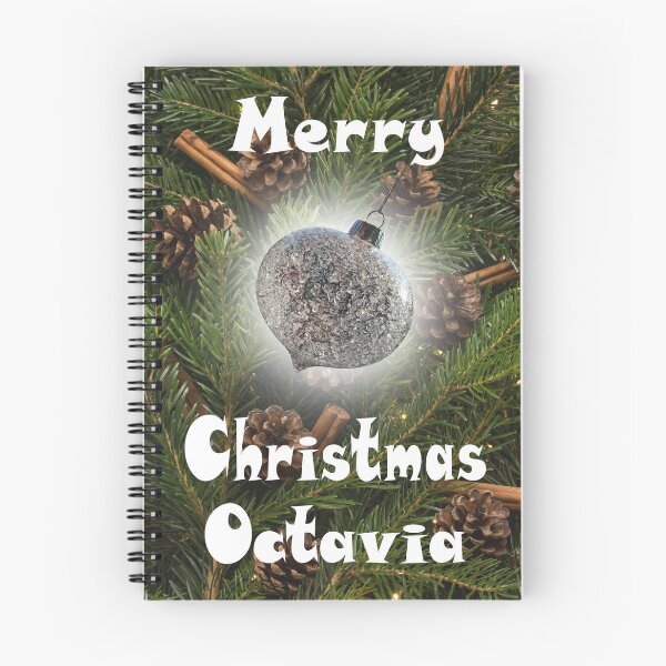 Item preview, Merry Christmas Octavia - Pine & Cinnamon with Glass Bauble :) designed and sold by Myriel-Myriel.