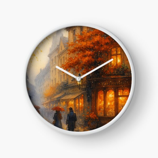 Item preview, Autumn Glow Street – Fall Reflections designed and sold by ArtesioByZaber.
