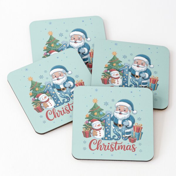Item preview, 1st Christmas – Cute Baby’s First Christmas Santa & Snowman Design designed and sold by a1qualityd.