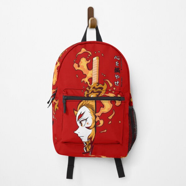 Item preview, Flaming Warrior Silhouette With Fiery Blade designed and sold by Artistic canvas store.