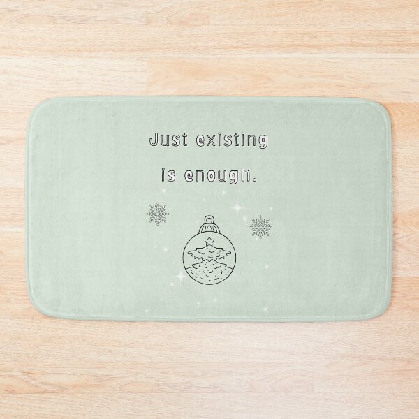 Item preview, Just Existing Is Enough — Minimal Pastel Affirmation designed and sold by mintmono-studio.