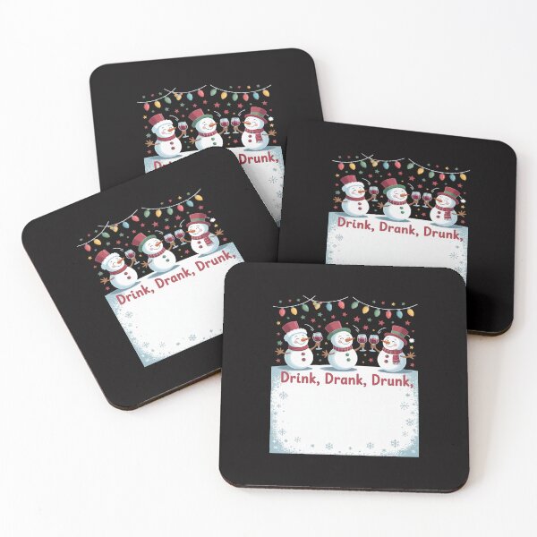 Item preview, Drink Drank Drunk Christmas designed and sold by Minoloinan.