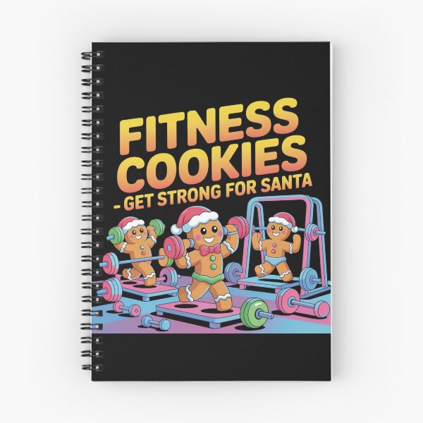 Item preview, Fitness cookies - get strong for Santa designed and sold by DreamOnShirts.