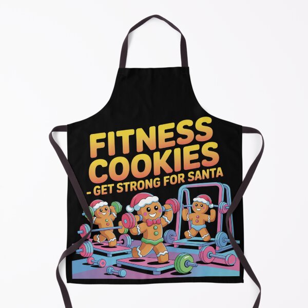 Item preview, Fitness cookies - get strong for Santa designed and sold by DreamOnShirts.