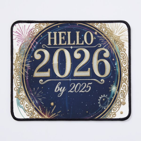 Item preview, Hello 2026 New Year Design | Elegant Gold & Navy Celebration Graphic | Printable PNG for Shirts, Cards & Decorations designed and sold by Omikook.