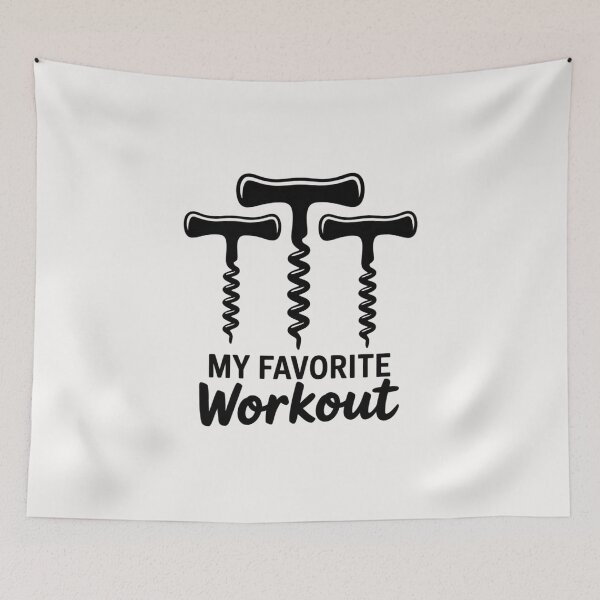 Item preview, Favorite Workout , Wine Workout designed and sold by Minoloinan.