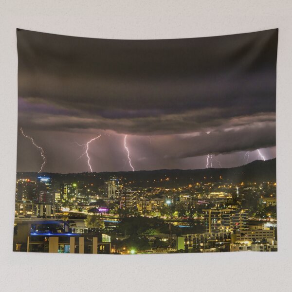 Item preview, Thunderstorm Over West End Brisbane designed and sold by pcole123.