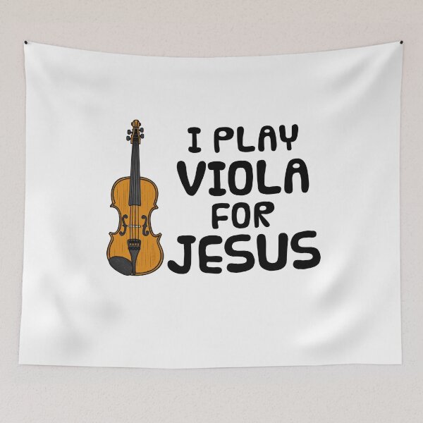 Item preview, I Play Viola For Jesus, Violist Church Musician designed and sold by doodlerob.