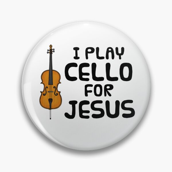 Item preview, I Play Cello For Jesus, Cellist Church Musician designed and sold by doodlerob.