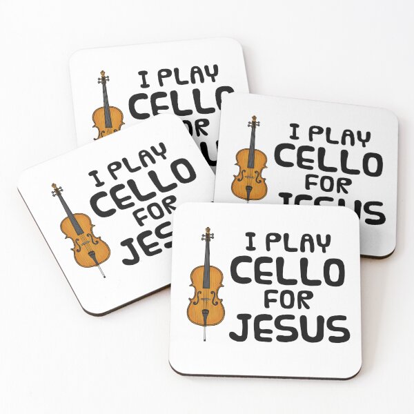 Item preview, I Play Cello For Jesus, Cellist Church Musician designed and sold by doodlerob.
