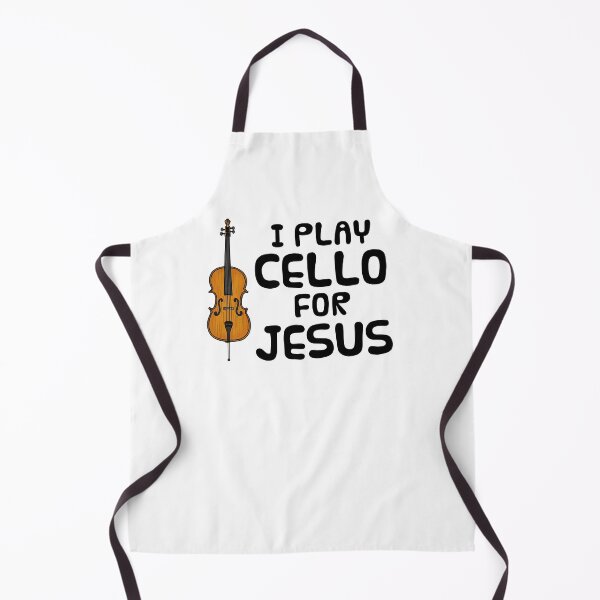 Item preview, I Play Cello For Jesus, Cellist Church Musician designed and sold by doodlerob.