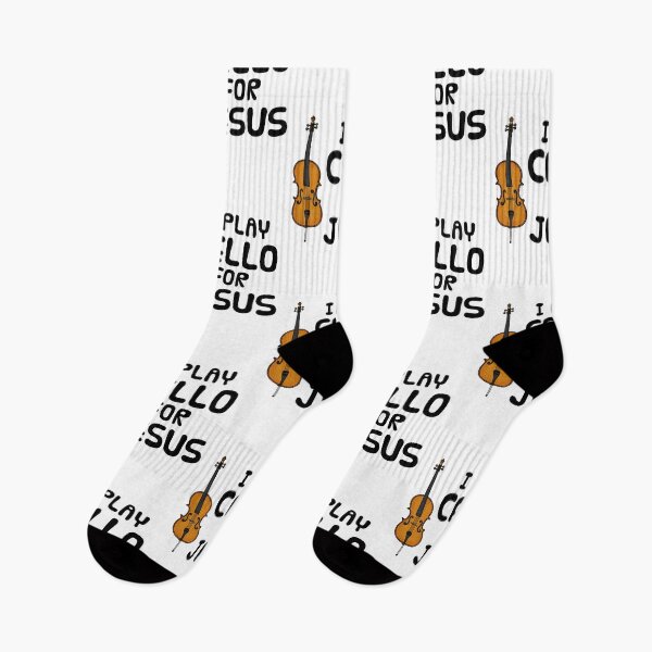 Item preview, I Play Cello For Jesus, Cellist Church Musician designed and sold by doodlerob.