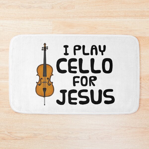Item preview, I Play Cello For Jesus, Cellist Church Musician designed and sold by doodlerob.