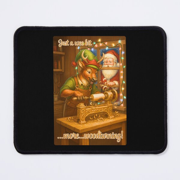 Item preview, Reindeer-elf woodturner designed and sold by Brickroad Dsigns.