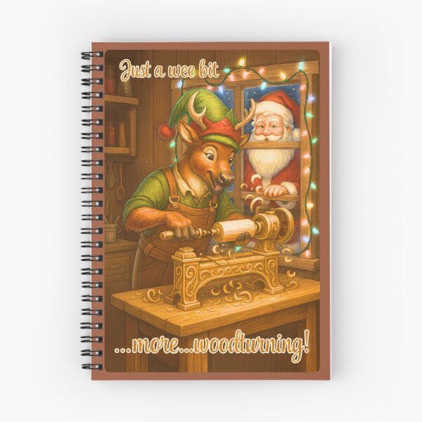 Item preview, Reindeer-elf woodturner designed and sold by Brickroad Dsigns.