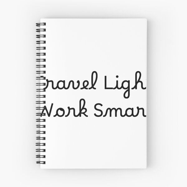 Item preview, Travel Light, Work Smart designed and sold by Ninjacatoff.