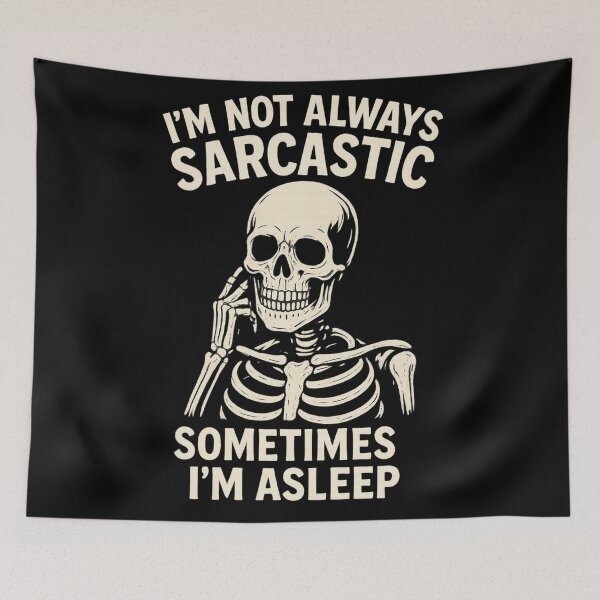 Item preview, Dark Humor Skeleton Joke – Funny Sarcastic Design designed and sold by TshirtMyMom.