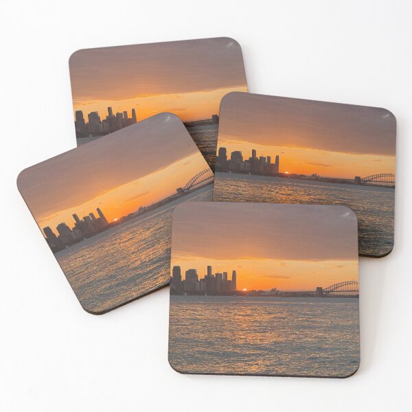 Item preview, Sydney Harbour Sunset – Opera House & Harbour Bridge Golden Hour designed and sold by BCmessenger.
