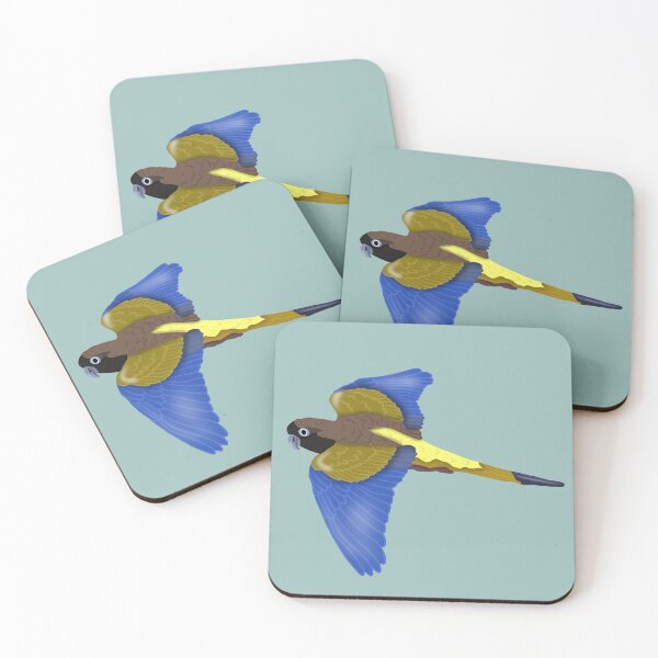 Item preview, Patagonian Conure in Flight (Burrowing Parrot/Parakeet) designed and sold by BDBirds.