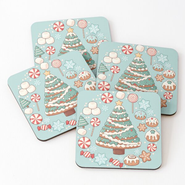 Item preview, Pastel de árbol de Navidad Dulces de invierno designed and sold by Uglyandcute.