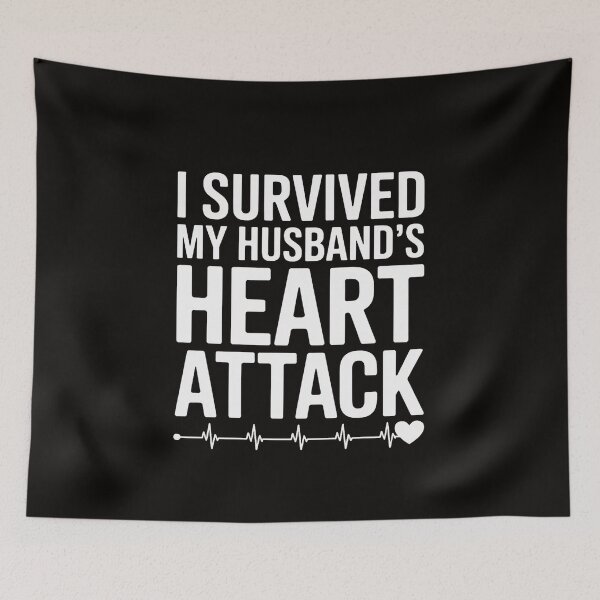 Item preview, Wife of Heart Attack Survivor - I Survived My Husband's designed and sold by silladive.
