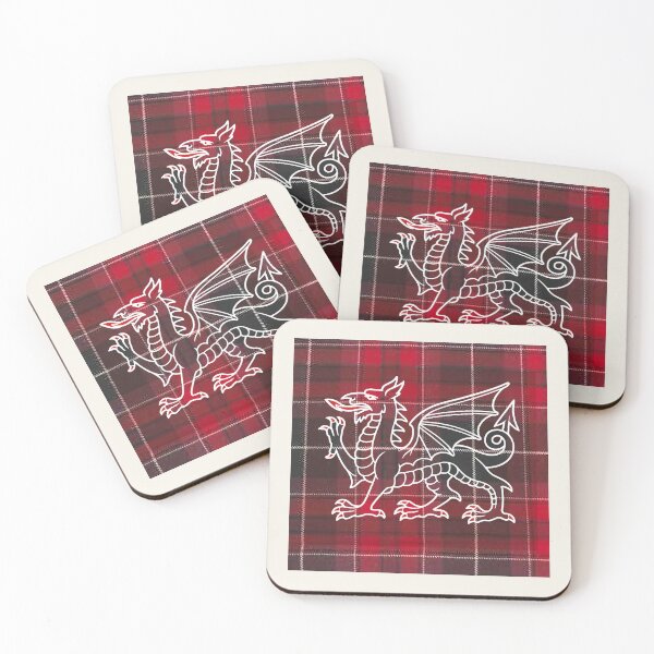 Item preview, Pride Of Wales - Universal - Welsh Tartan & y Ddraig Goch - the red dragon v3 designed and sold by WheelieGdArt.