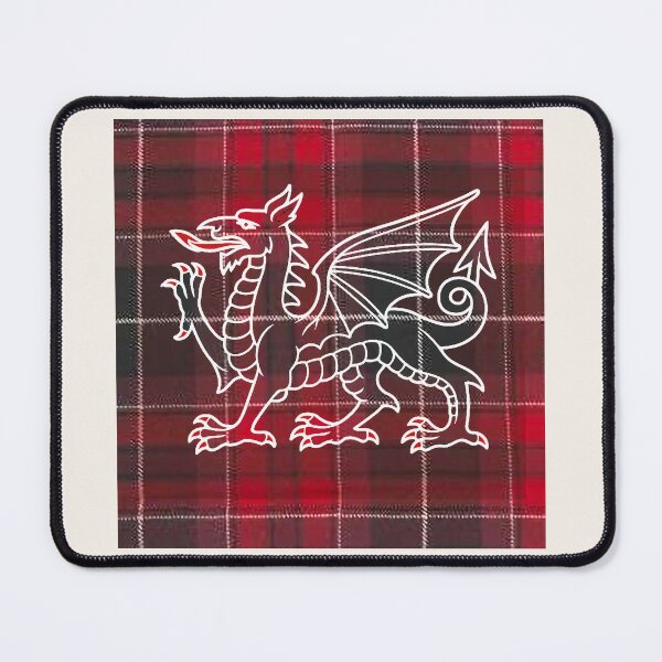 Item preview, Pride Of Wales - Universal - Welsh Tartan & y Ddraig Goch - the red dragon v3 designed and sold by WheelieGdArt.