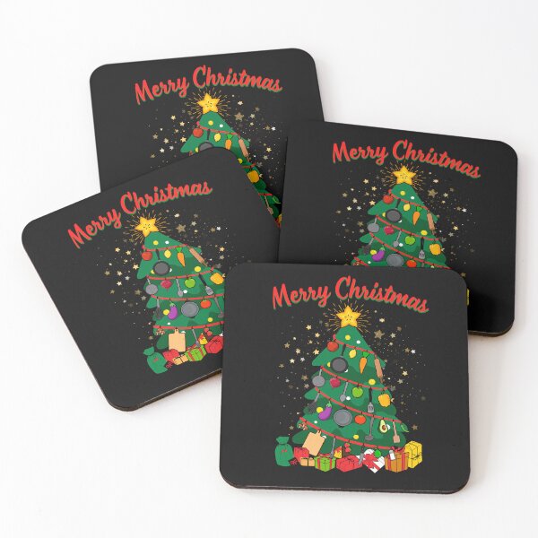 Item preview, Merry christmas, chef's christmas tree designed and sold by Shedronpanda.