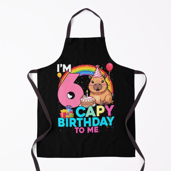 Item preview, I'M 6 Year Old Capy Happy Birthday To Me 6Th Bday Capybara designed and sold by TysonLangosh.