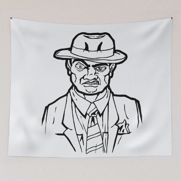 Item preview, "Whiskey" Callahan original drawing designed and sold by Ghoul Enterprises.