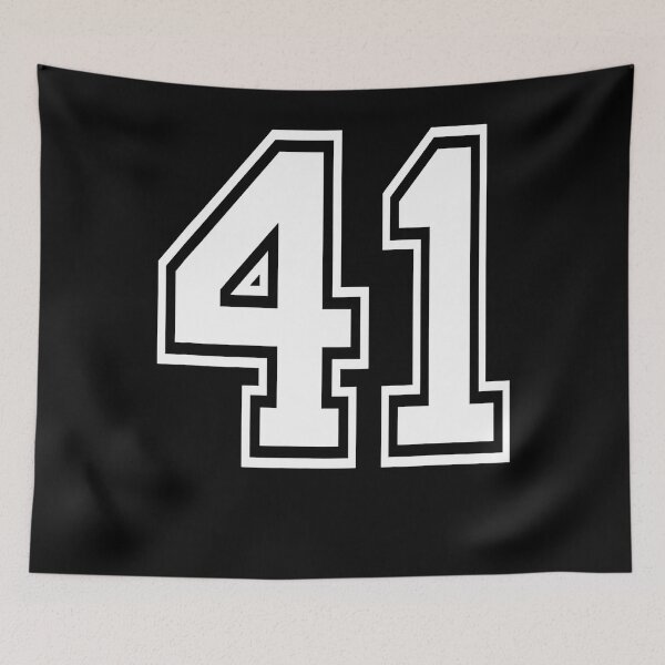 Item preview, Number 41 Varsity Sports Team Jersey 41St Birthday 41 Years designed and sold by TysonLangosh.