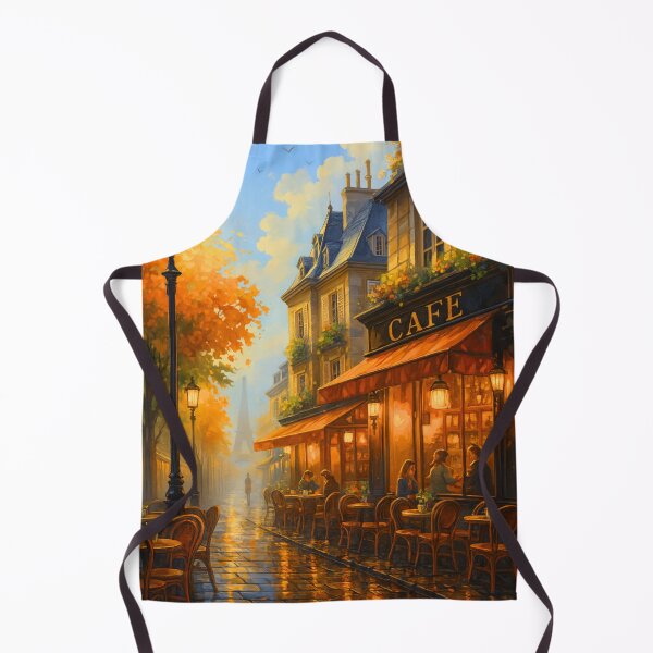 Item preview, Golden Café Evenings – Warm Urban Glow designed and sold by ArtesioByZaber.