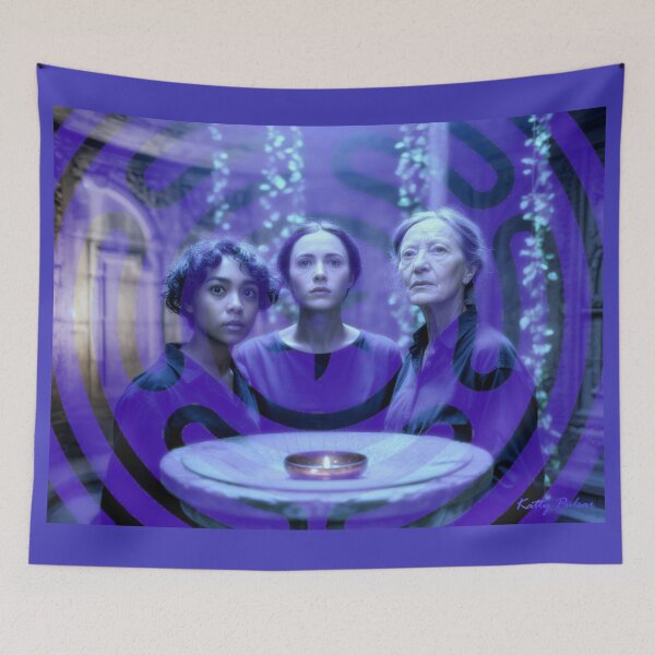 Item preview, Hecate's Wheel Triple Goddess designed and sold by Kwandry.