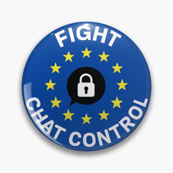 Item preview, Fight chat control EU logo designed and sold by humroid.
